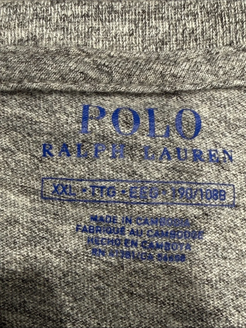 Polo by Ralph Lauren Men's Long-Sleeve Heather Gray Crew Knit